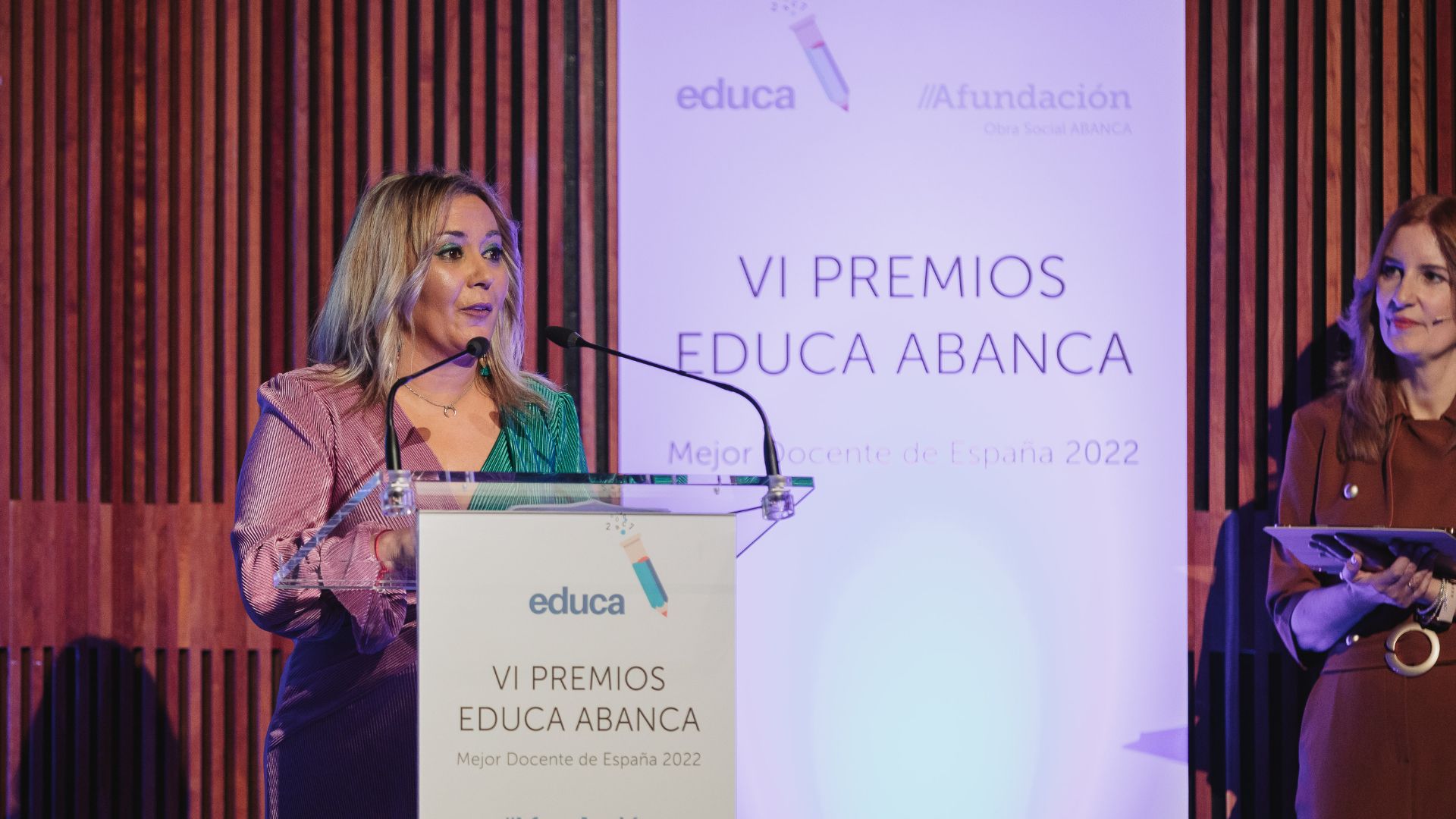 Ana González Herrera Premio EDUCA ABANCA Mejor Docente de España 2022